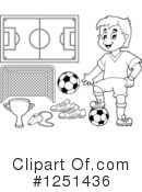 Soccer Clipart #1251436 by visekart