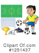 Soccer Clipart #1251437 by visekart
