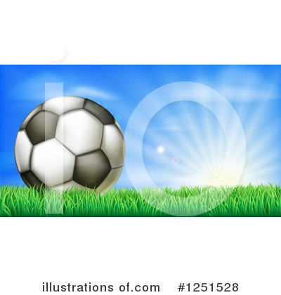 Royalty-Free (RF) Soccer Clipart Illustration by AtStockIllustration - Stock Sample #1251528