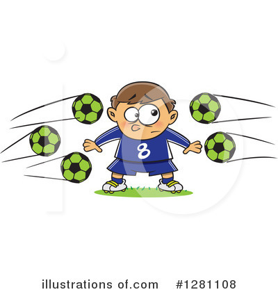 Royalty-Free (RF) Soccer Clipart Illustration by toonaday - Stock Sample #1281108