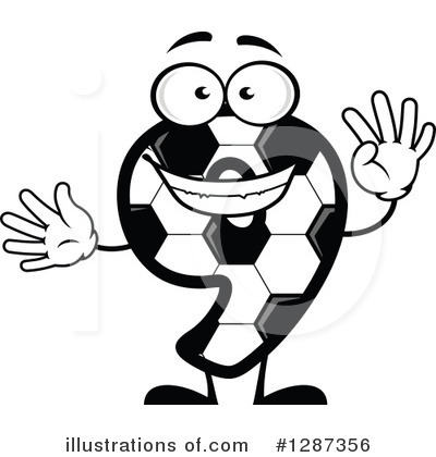 Royalty-Free (RF) Soccer Clipart Illustration by Vector Tradition SM - Stock Sample #1287356