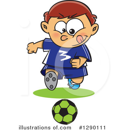 Royalty-Free (RF) Soccer Clipart Illustration by toonaday - Stock Sample #1290111