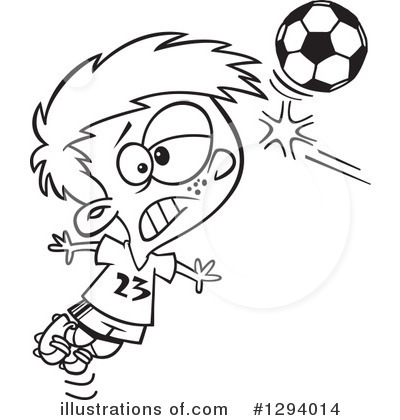 Royalty-Free (RF) Soccer Clipart Illustration by toonaday - Stock Sample #1294014