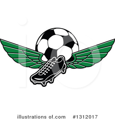 Royalty-Free (RF) Soccer Clipart Illustration by Vector Tradition SM - Stock Sample #1312017