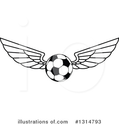Royalty-Free (RF) Soccer Clipart Illustration by Vector Tradition SM - Stock Sample #1314793