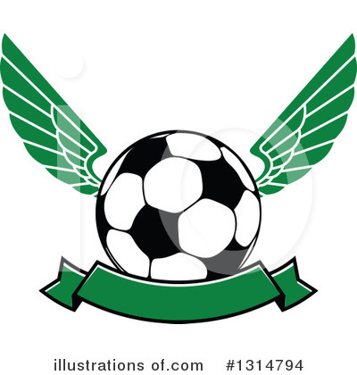 Royalty-Free (RF) Soccer Clipart Illustration by Vector Tradition SM - Stock Sample #1314794
