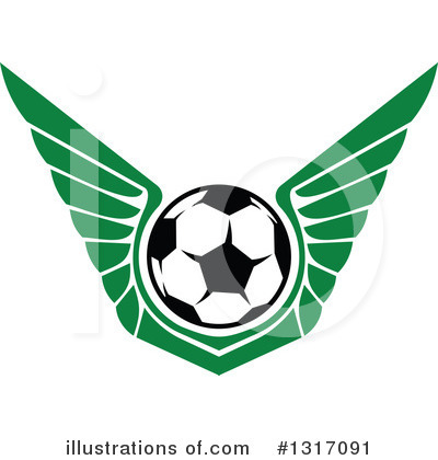 Royalty-Free (RF) Soccer Clipart Illustration by Vector Tradition SM - Stock Sample #1317091