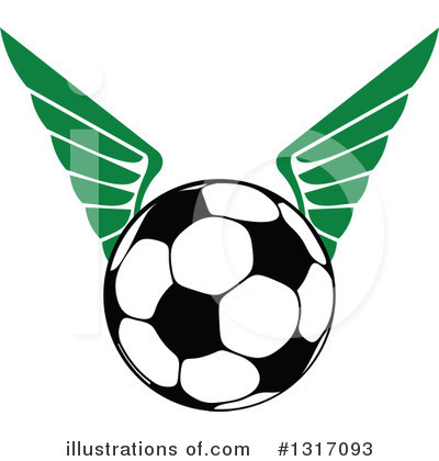 Soccer Ball Clipart #1317093 by Vector Tradition SM