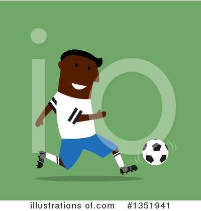 Royalty-Free (RF) Soccer Clipart Illustration by Vector Tradition SM - Stock Sample #1351941