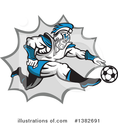 Royalty-Free (RF) Soccer Clipart Illustration by patrimonio - Stock Sample #1382691