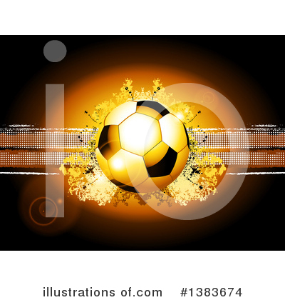 Royalty-Free (RF) Soccer Clipart Illustration by elaineitalia - Stock Sample #1383674