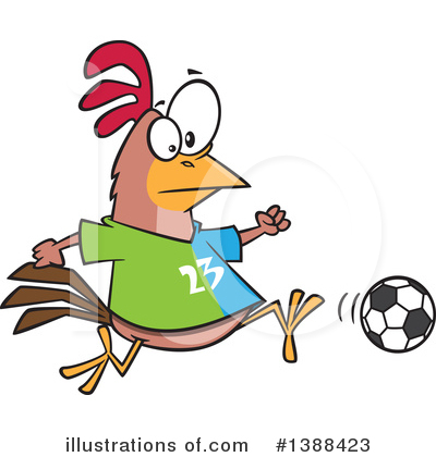 Chickens Clipart #1388423 by toonaday