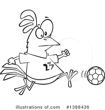 Royalty-Free (RF) Soccer Clipart Illustration by toonaday - Stock Sample #1388436