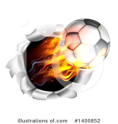 Royalty-Free (RF) Soccer Clipart Illustration by AtStockIllustration - Stock Sample #1400852