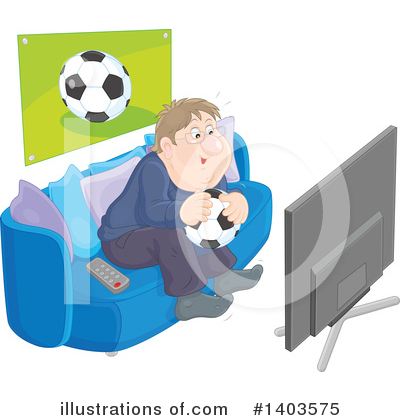 Royalty-Free (RF) Soccer Clipart Illustration by Alex Bannykh - Stock Sample #1403575