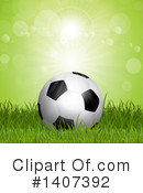 Soccer Clipart #1407392 by KJ Pargeter