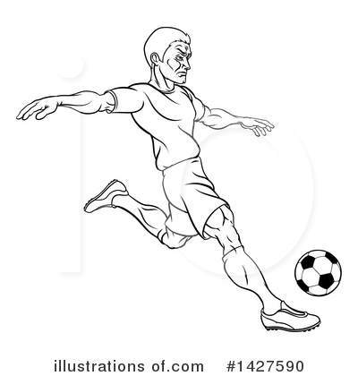 Royalty-Free (RF) Soccer Clipart Illustration by AtStockIllustration - Stock Sample #1427590