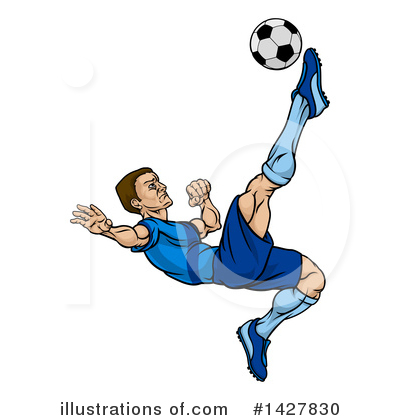 Soccer Player Clipart #1427830 by AtStockIllustration
