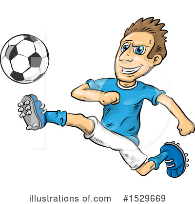 Royalty-Free (RF) Soccer Clipart Illustration by Domenico Condello - Stock Sample #1529669