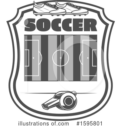 Royalty-Free (RF) Soccer Clipart Illustration by Vector Tradition SM - Stock Sample #1595801
