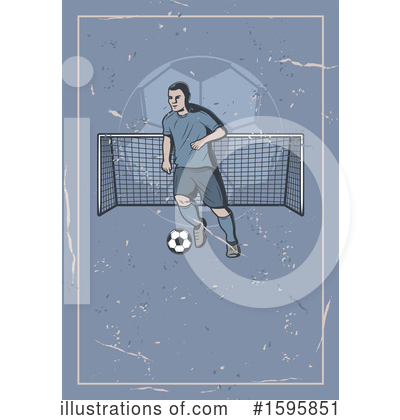 Soccer Player Clipart #1595851 by Vector Tradition SM