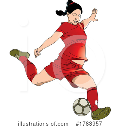 Soccer Ball Clipart #1783957 by Lal Perera