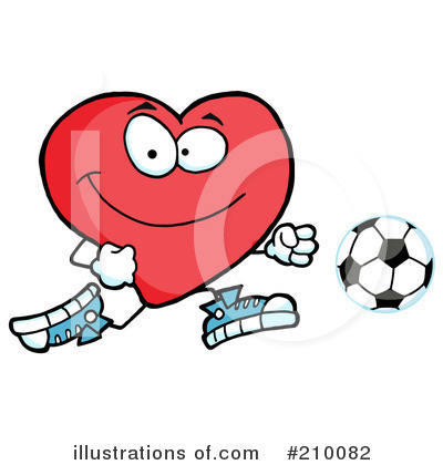 Royalty-Free (RF) Soccer Clipart Illustration by Hit Toon - Stock Sample #210082