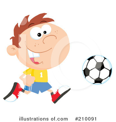Royalty-Free (RF) Soccer Clipart Illustration by Hit Toon - Stock Sample #210091