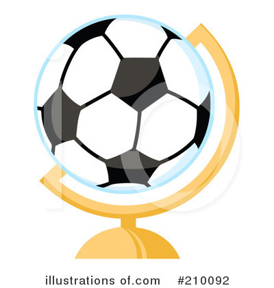 Royalty-Free (RF) Soccer Clipart Illustration by Hit Toon - Stock Sample #210092