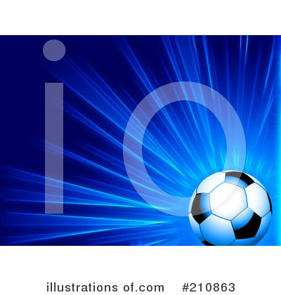 Royalty-Free (RF) Soccer Clipart Illustration by elaineitalia - Stock Sample #210863