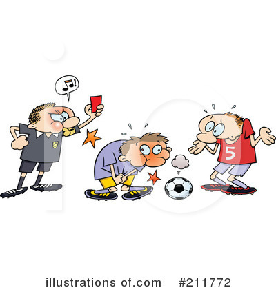 Royalty-Free (RF) Soccer Clipart Illustration by gnurf - Stock Sample #211772