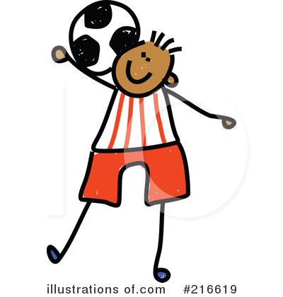 Royalty-Free (RF) Soccer Clipart Illustration by Prawny - Stock Sample #216619