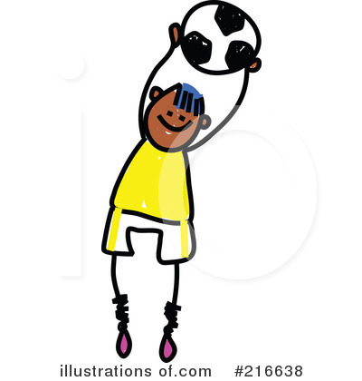 Royalty-Free (RF) Soccer Clipart Illustration by Prawny - Stock Sample #216638
