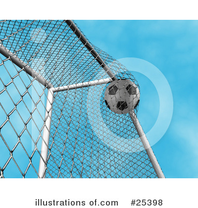Royalty-Free (RF) Soccer Clipart Illustration by KJ Pargeter - Stock Sample #25398