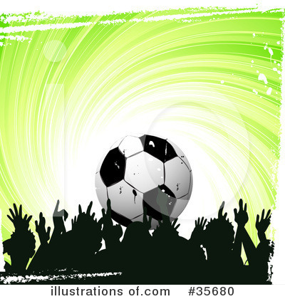 Royalty-Free (RF) Soccer Clipart Illustration by elaineitalia - Stock Sample #35680