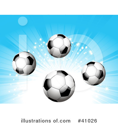 Royalty-Free (RF) Soccer Clipart Illustration by elaineitalia - Stock Sample #41026