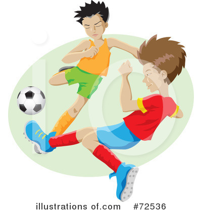 Royalty-Free (RF) Soccer Clipart Illustration by cidepix - Stock Sample #72536