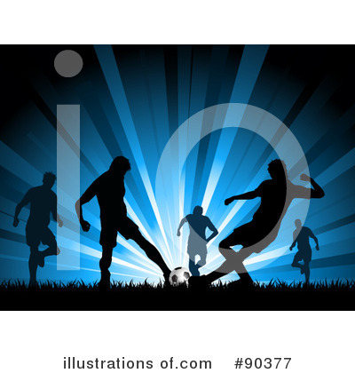 Royalty-Free (RF) Soccer Clipart Illustration by KJ Pargeter - Stock Sample #90377