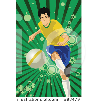 Royalty-Free (RF) Soccer Clipart Illustration by mayawizard101 - Stock Sample #98479