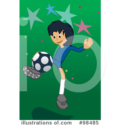 Royalty-Free (RF) Soccer Clipart Illustration by mayawizard101 - Stock Sample #98485
