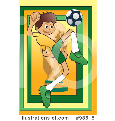 Royalty-Free (RF) Soccer Clipart Illustration by mayawizard101 - Stock Sample #98615