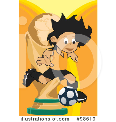 Royalty-Free (RF) Soccer Clipart Illustration by mayawizard101 - Stock Sample #98619