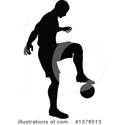 Royalty-Free (RF) Soccer Player Clipart Illustration by AtStockIllustration - Stock Sample #1376513