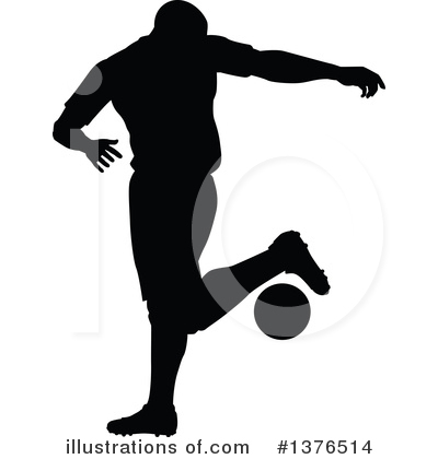 Royalty-Free (RF) Soccer Player Clipart Illustration by AtStockIllustration - Stock Sample #1376514