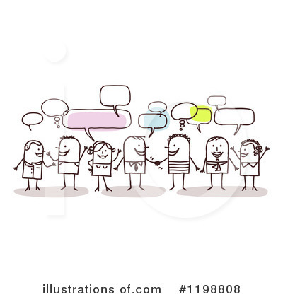 Royalty-Free (RF) Social Networking Clipart Illustration by NL shop - Stock Sample #1198808