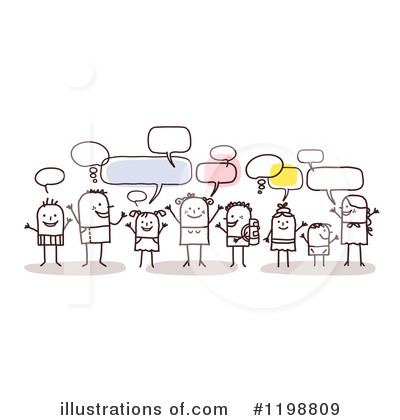 Royalty-Free (RF) Social Networking Clipart Illustration by NL shop - Stock Sample #1198809