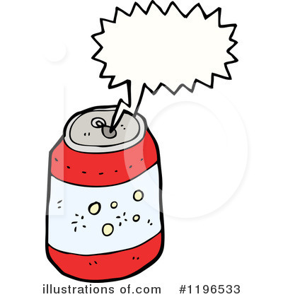 Royalty-Free (RF) Soda Can Clipart Illustration by lineartestpilot - Stock Sample #1196533