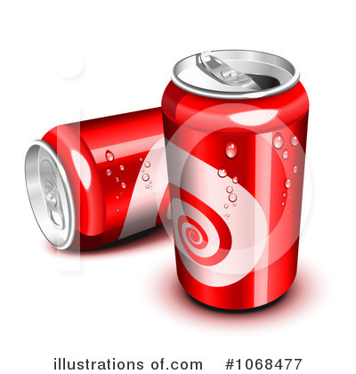 Royalty-Free (RF) Soda Cans Clipart Illustration by Oligo - Stock Sample #1068477