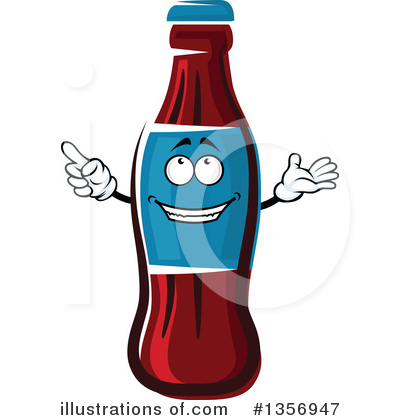 Soda Bottle Clipart #1356947 by Vector Tradition SM