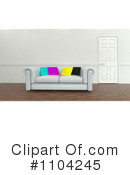 Sofa Clipart #1104245 by KJ Pargeter